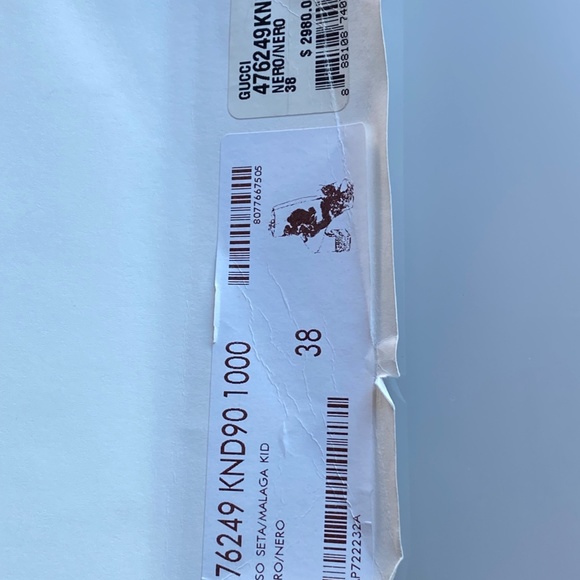 Gucci Embroidered Satin Boots with removable crystal bows and heels  sz38 - Picture 14 of 15